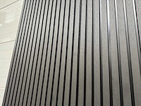 Wandpaneel composiet geborsteld zwart (30x) - afbeelding 6 van  9
