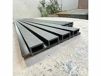 Wandpaneel composiet geborsteld zwart (45x) 2900mm