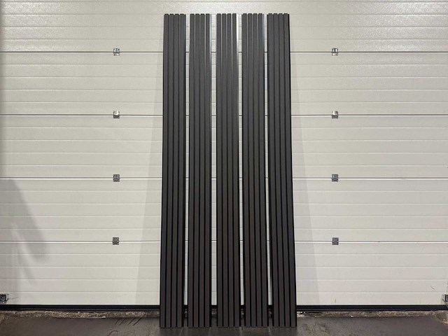 Wandpaneel composiet geborsteld zwart (45x) - afbeelding 6 van  28