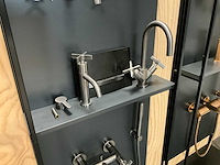 Wandpaneel met cristina kranen en regendouches (4x) - afbeelding 4 van  17