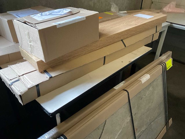 Wandplank 100x20x5 cm (2x) - afbeelding 2 van  2