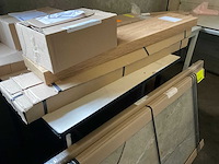 Wandplank 100x20x5 cm (2x) - afbeelding 2 van  2