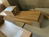 Wandplank 120x20x5 cm (2x) - afbeelding 3 van  3