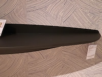 Wandplank castelijn, cp, zwart - afbeelding 3 van  5