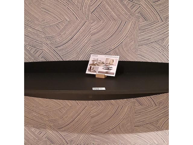 Wandplank castelijn, cp, zwart - afbeelding 4 van  5