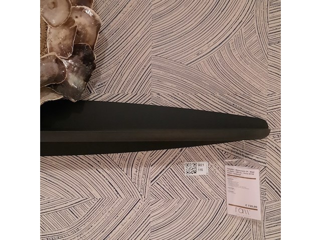 Wandplank castelijn, cp, zwart - afbeelding 3 van  5