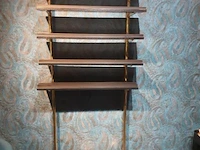 Wandrek met planken