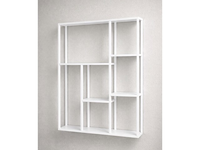 Wandrek, wit, cold roll steel - afbeelding 1 van  1