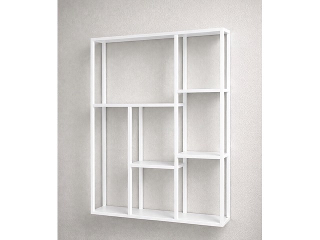 Wandrek, wit, cold roll steel - afbeelding 1 van  1