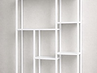 Wandrek, wit, cold roll steel - afbeelding 1 van  1