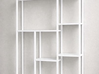 Wandrek, wit, cold roll steel - afbeelding 1 van  1