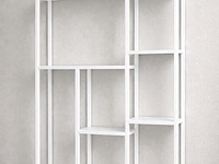 Wandrek, wit, cold roll steel - afbeelding 1 van  1