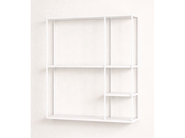 Wandrek, wit, cold roll steel - afbeelding 1 van  1