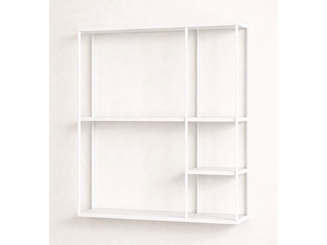 Wandrek, wit, cold roll steel - afbeelding 1 van  1