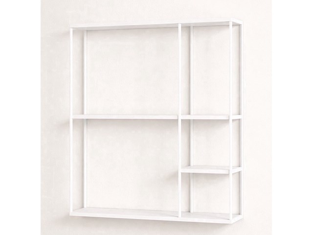 Wandrek, wit, cold roll steel - afbeelding 1 van  1