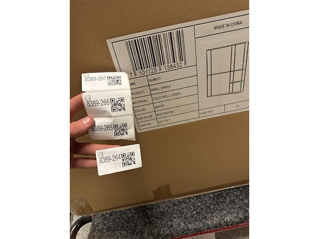 Wandrek, wit - afbeelding 2 van  2