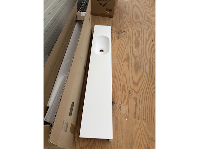 Wandschap 120 x 20 x 10 cm. - afbeelding 2 van  2