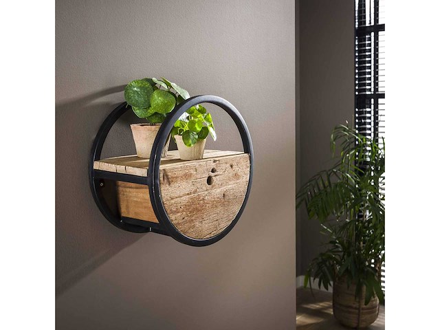 Wandschap circular ø40 met lade - afbeelding 1 van  3