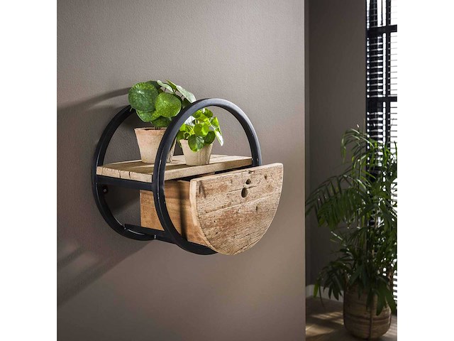 Wandschap circular ø40 met lade - afbeelding 3 van  3