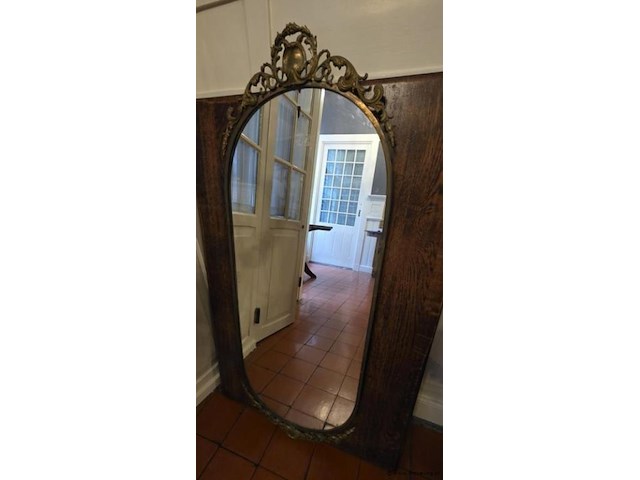 Wandspiegel, antiek - afbeelding 1 van  4