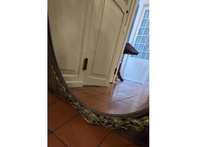 Wandspiegel, antiek - afbeelding 3 van  4