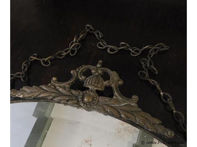 Wandspiegel in zilveren lijst - afbeelding 2 van  2