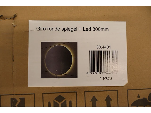 Wandspiegel met led-verlichting wiesbaden / xellanz, giro - afbeelding 1 van  13