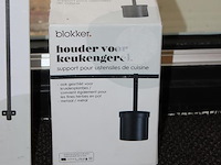 Wandstang, wandrek en houder voor keukengerei. - afbeelding 4 van  4