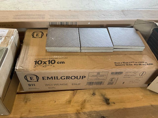 Wandtegel 10x10 cm ca. 0,7 m² (74x) - afbeelding 2 van  2