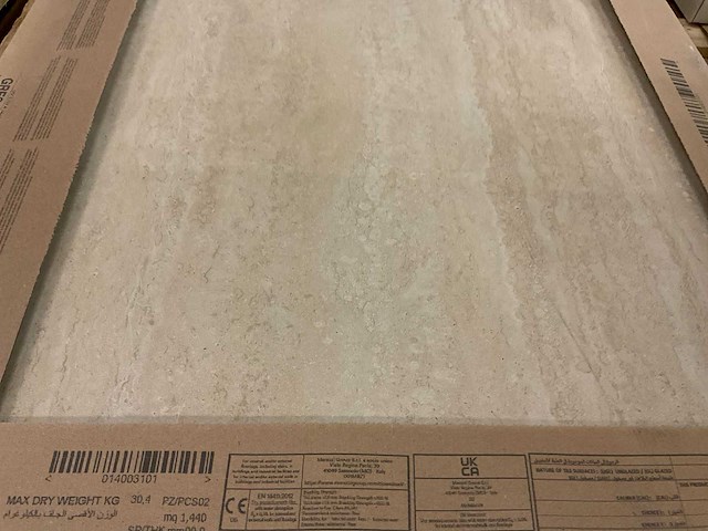 Wandtegel 60x120 cm ca. 7 m² - afbeelding 2 van  4