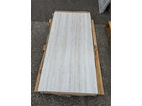 Wandtegels 60×120 cm – travertinlook – 5,5 pakken / ca. 7,92 m² - afbeelding 1 van  2