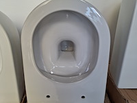 Wandtoilet clou, hammock, glans wit - afbeelding 2 van  4