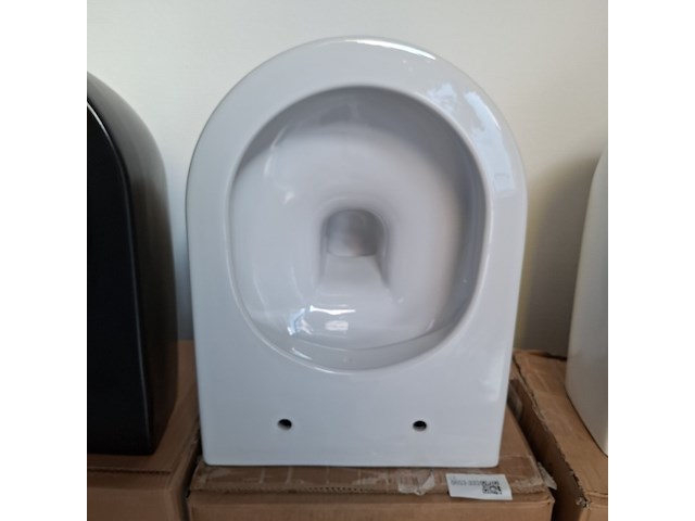 Wandtoilet clou, hammock, glans wit - afbeelding 2 van  4