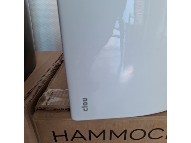 Wandtoilet clou, hammock, glans wit - afbeelding 4 van  4