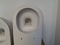 Wandtoilet clou, hammock, mat wit - afbeelding 2 van  5