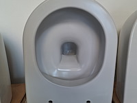 Wandtoilet clou, hammock, mat wit - afbeelding 2 van  4