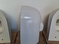 Wandtoilet clou, hammock, mat wit - afbeelding 3 van  4