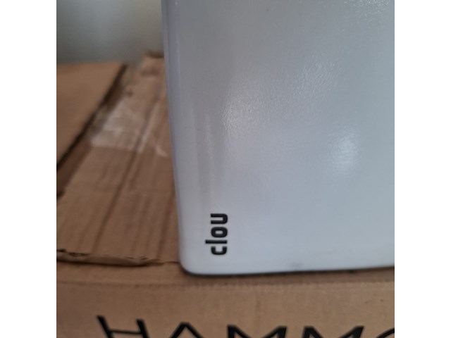 Wandtoilet clou, hammock, mat wit - afbeelding 4 van  4