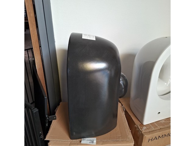 Wandtoilet clou, hammock, mat zwart - afbeelding 3 van  4