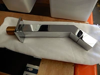 Wandtoiletkraan, kappa, chroom