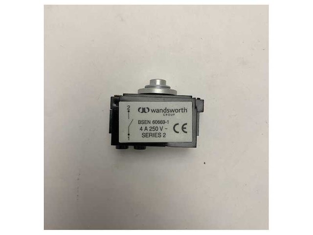 Wandworth 280294 classic plate switch series 2 chrome 95/sc - afbeelding 1 van  4