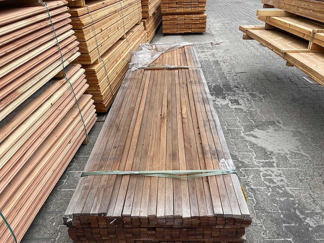 Wane latten geschaafd 3350-4000x40x21mm (267x) - afbeelding 1 van  3
