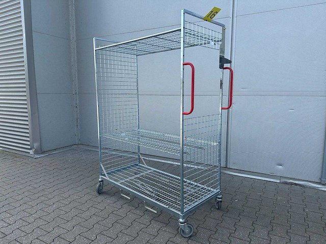 Wanzl - order picking trolley 1300x620x1820mm - afbeelding 3 van  7