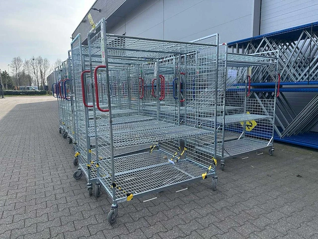 Wanzl - order picking trolley 1300x620x1820mm - afbeelding 6 van  7