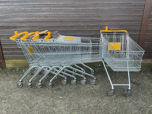 Wanzl - winkelwagen (5x) - afbeelding 1 van  3