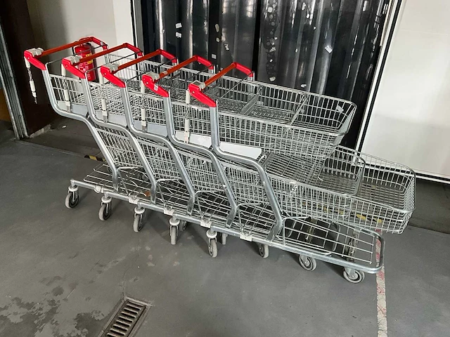 Wanzl - winkelwagen (5x) - afbeelding 1 van  4