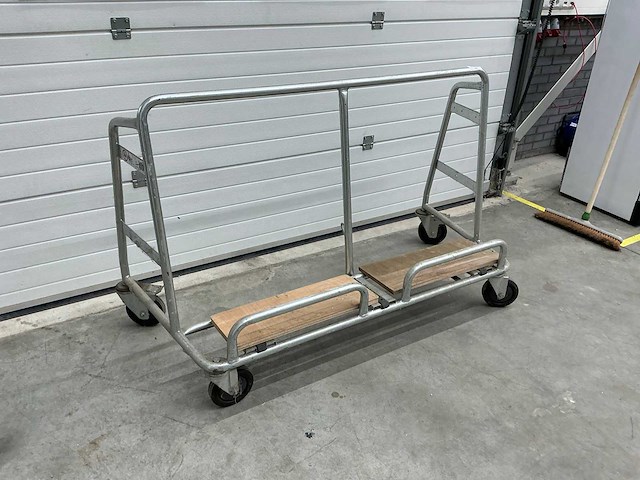 Wanzl holz-platt platenwagen - afbeelding 1 van  5