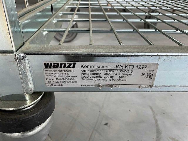 Wanzl kt3 1297 etagewagen (3x) - afbeelding 2 van  12
