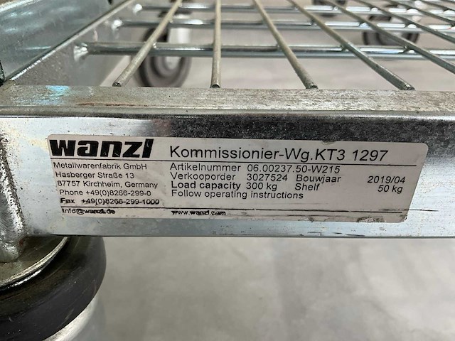 Wanzl kt3 1297 etagewagen (3x) - afbeelding 3 van  12