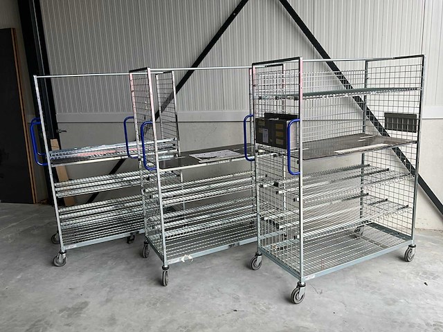 Wanzl kt3 1297 etagewagen (3x) - afbeelding 1 van  12